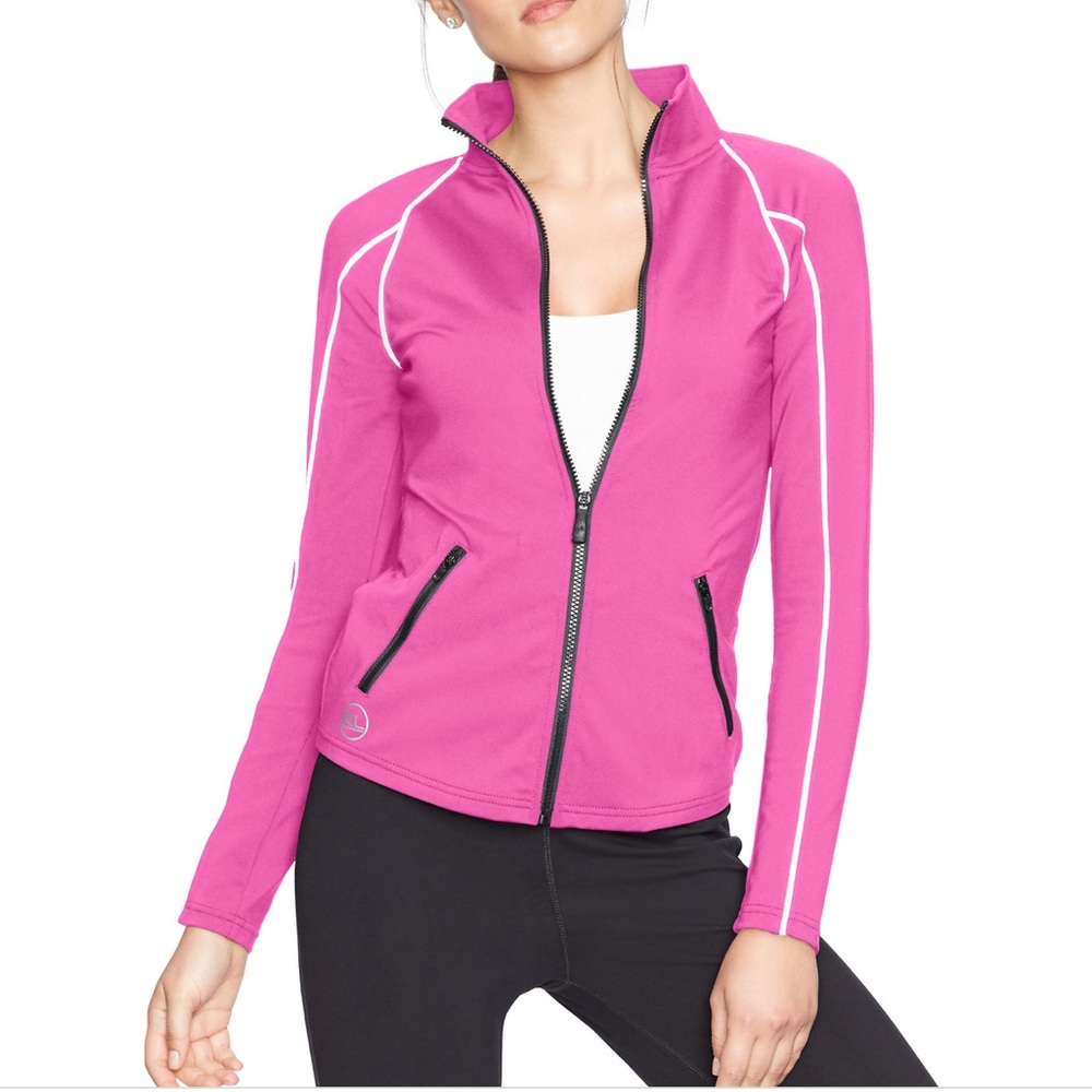 L-RL Ralph Lauren Activewear Pink Sport Jacket